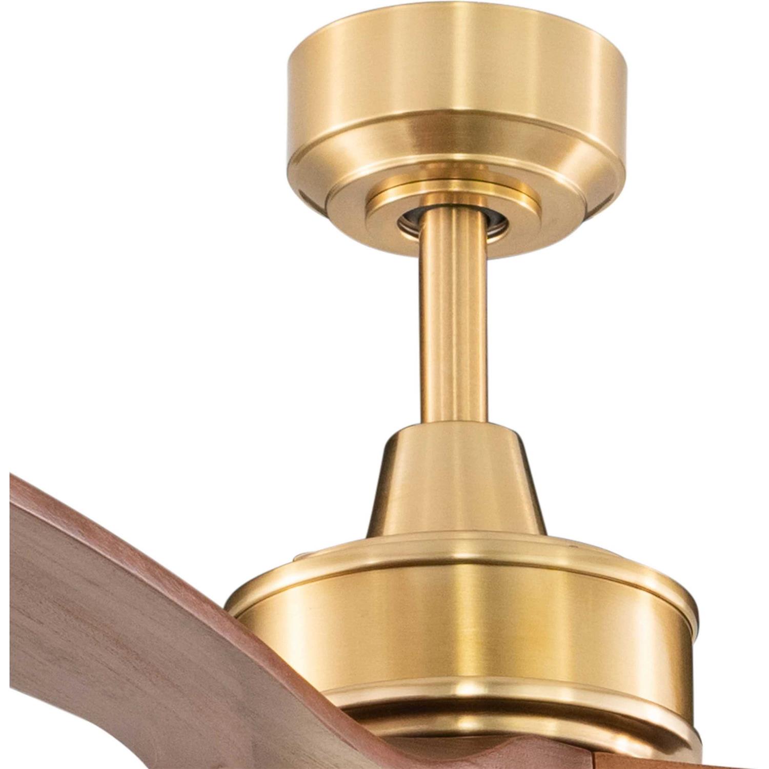 Vaxcel Curtiss 52 in. Ceiling Fan Satin Brass F0097 - Image 5