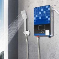 Tfcfl 4500w Instant Electric Tankless Hot Water Heater Shower Kitchen Bathroom 110v