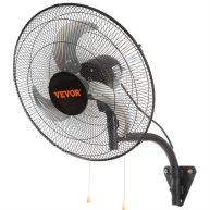 VEVOR Wall Mount Fan 18 in. 3-speed High Velocity Max. 4000 CFM Oscillating Industrial Wall Fan for Warehouse