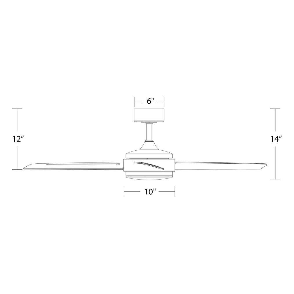 WAC Lighting Mod Ceiling Fan with Light F-054L-MB/DK - Image 5