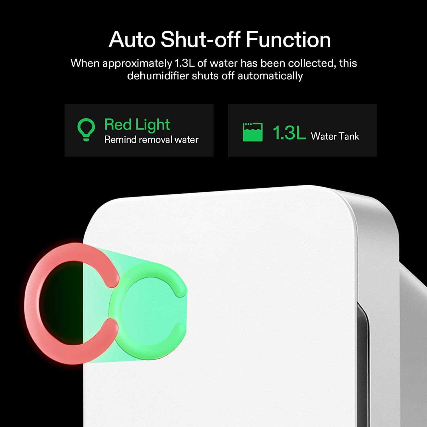 Vivosun Small Space Mini Dehumidifier for Grow Tent Closets Bathroom and Basemen - Image 3