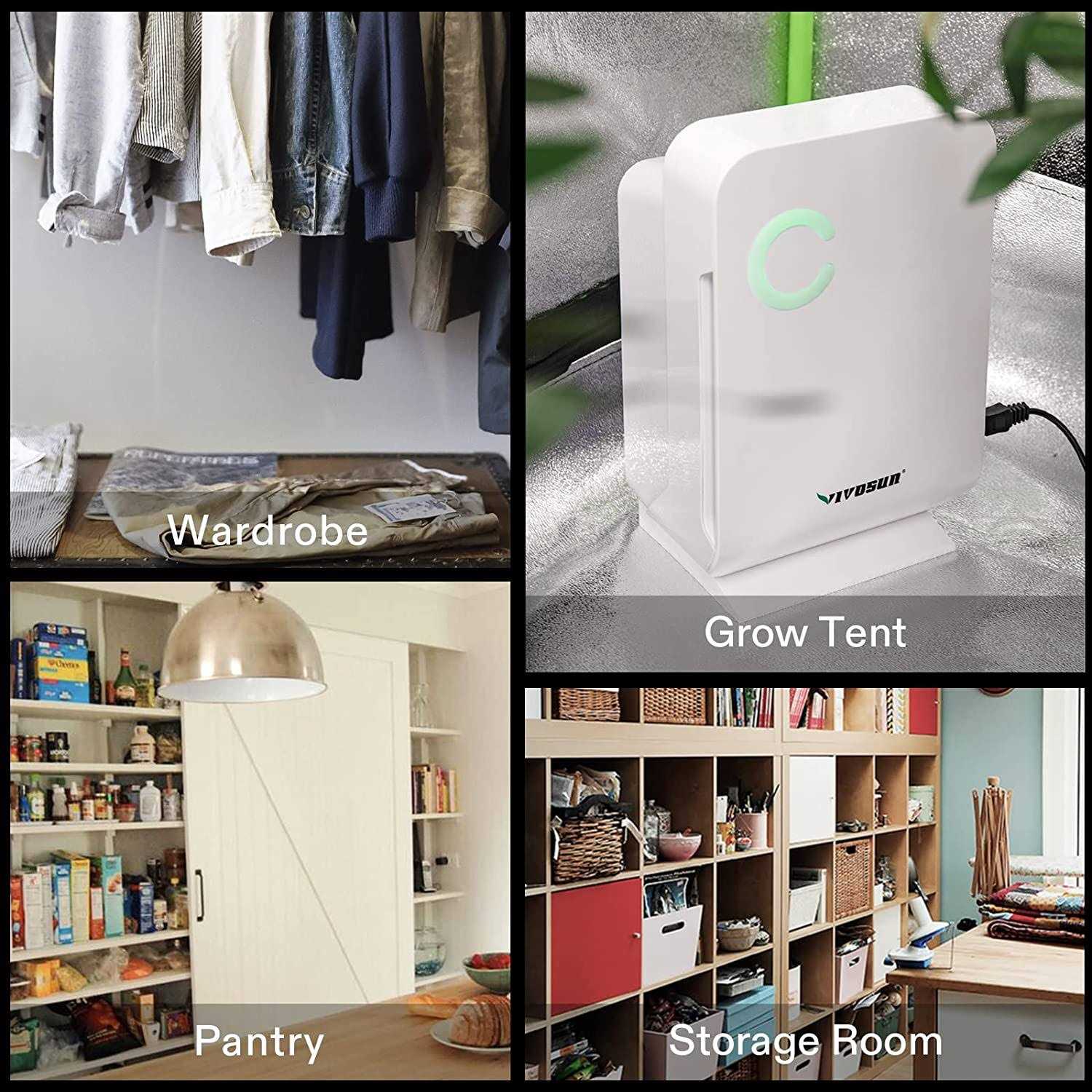 Vivosun Small Space Mini Dehumidifier for Grow Tent Closets Bathroom and Basemen - Image 4