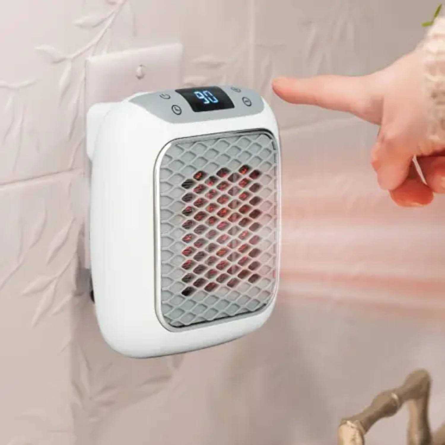 Space Heater Smart Wall Space Heater 800w Portable Electric Small Space Heater - Image 5