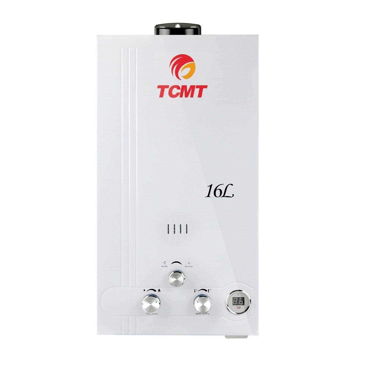 Tcmt 4.2 GPM 16L Tankless Water Heater Natural Gas Instant Hot Boiler with Digital Display