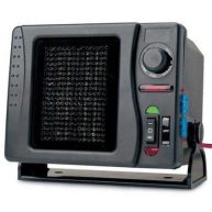 Roadpro Rpsl-681 12V Direct Hook-Up Ceramic Heater/Fan w/Swivel Base