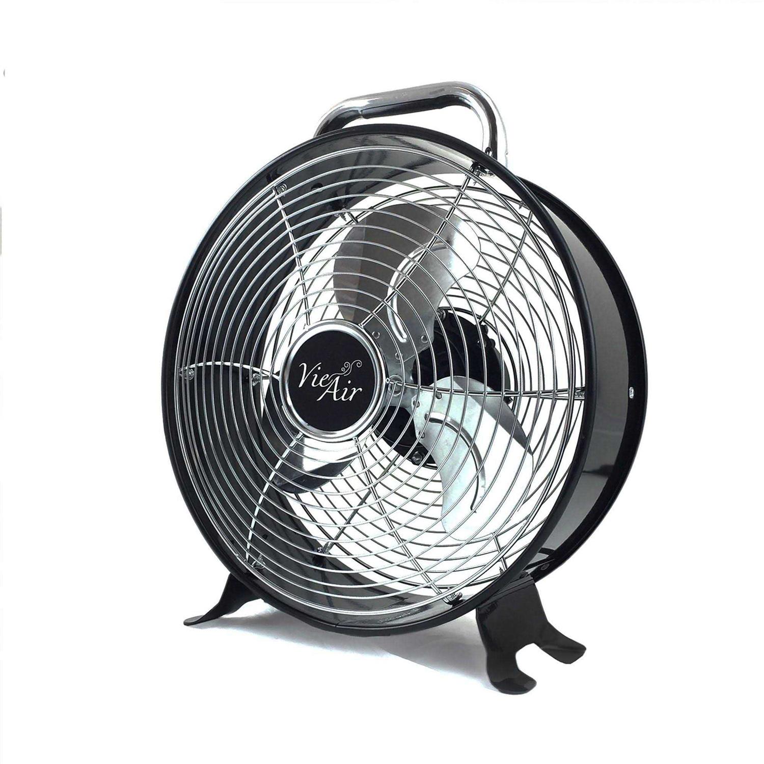 Vie Air 12 High Velocity Dual Speed Retro Metal Drum Fan