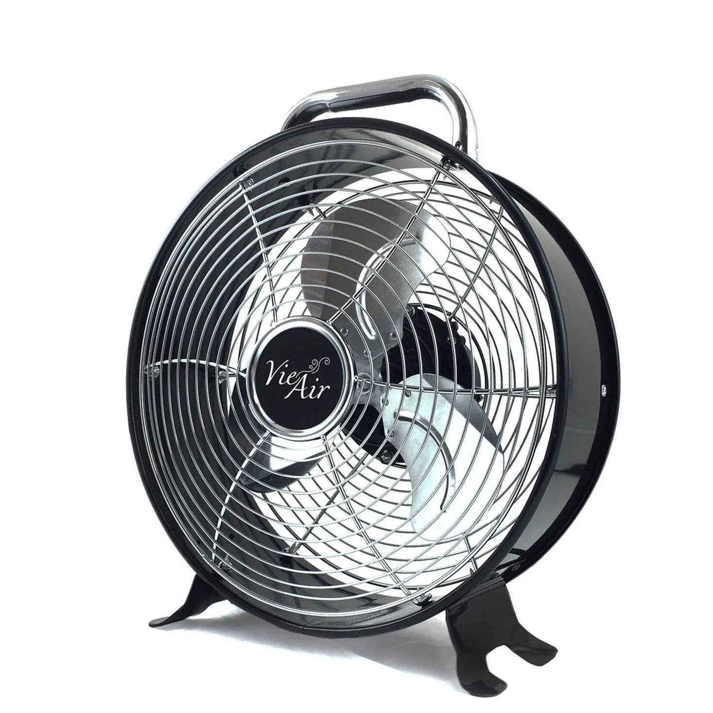 Vie Air 12 High Velocity Dual Speed Retro Metal Drum Fan - Image 5