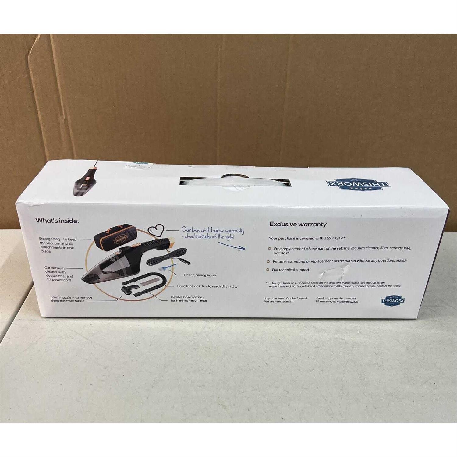 Thisworx Portable Car Vacuum Cleaner - Image 3