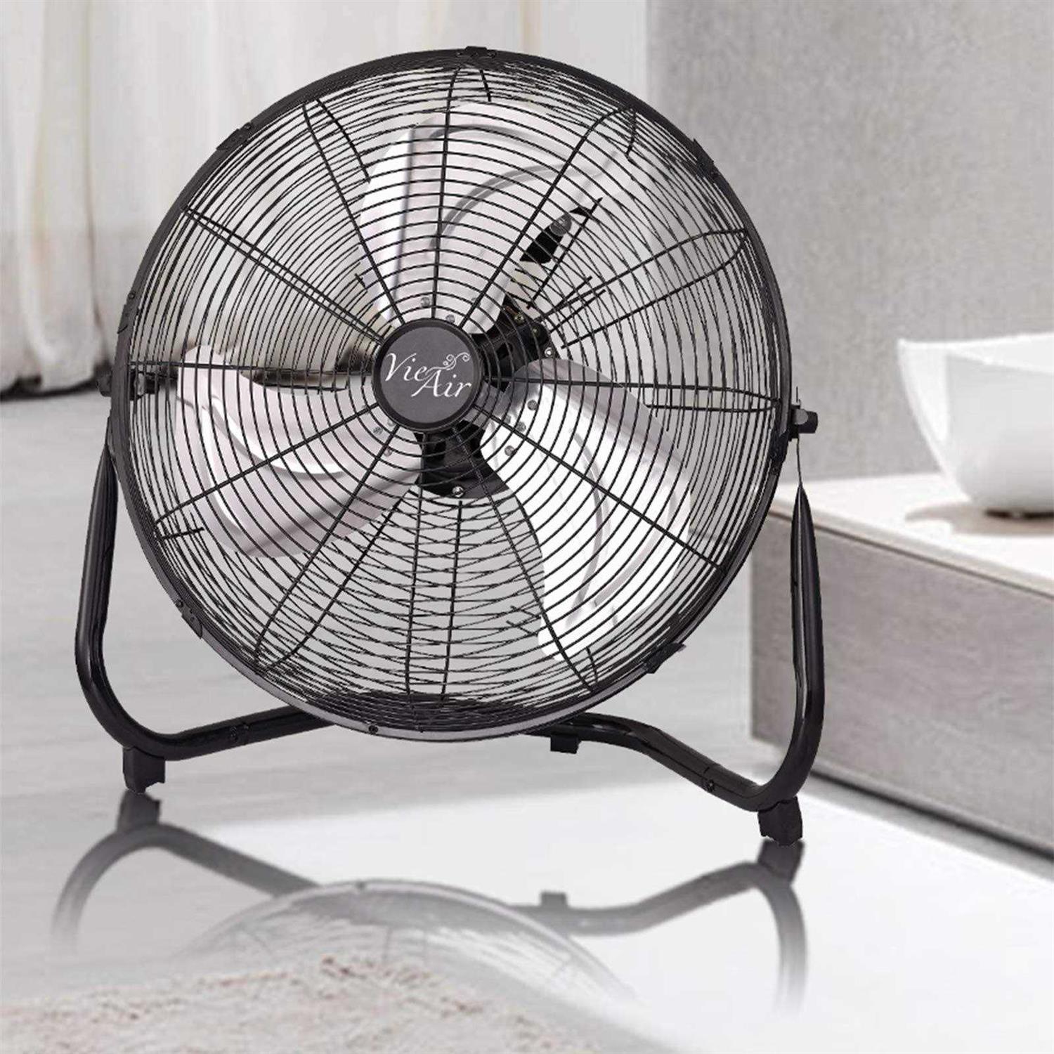 Vie Air 14 Industrial High Velocity Heavy Duty Metal Floor Fan 3 Speed - Image 3