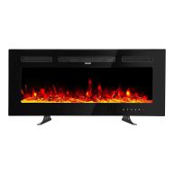 Sanhsehome Freestanding Electric Fireplace 30 Inches Electric Fireplace with Re