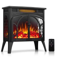 Rintuf Electric Fireplace Heater 1500w Infrared Fireplace Stove With 3d Flame Effect