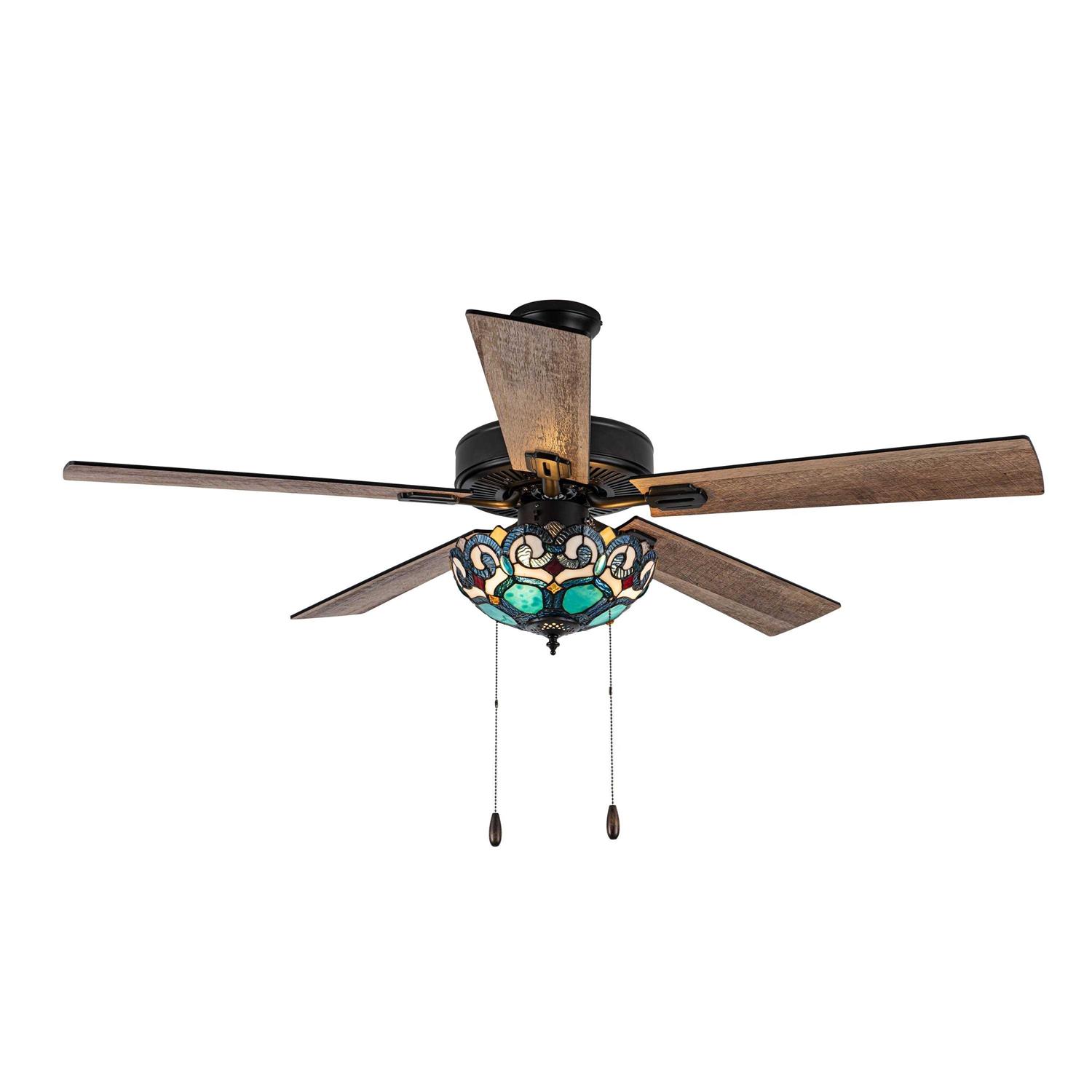 River of Goods 52W 5-Blade Remote-Controlled Ceiling Fan