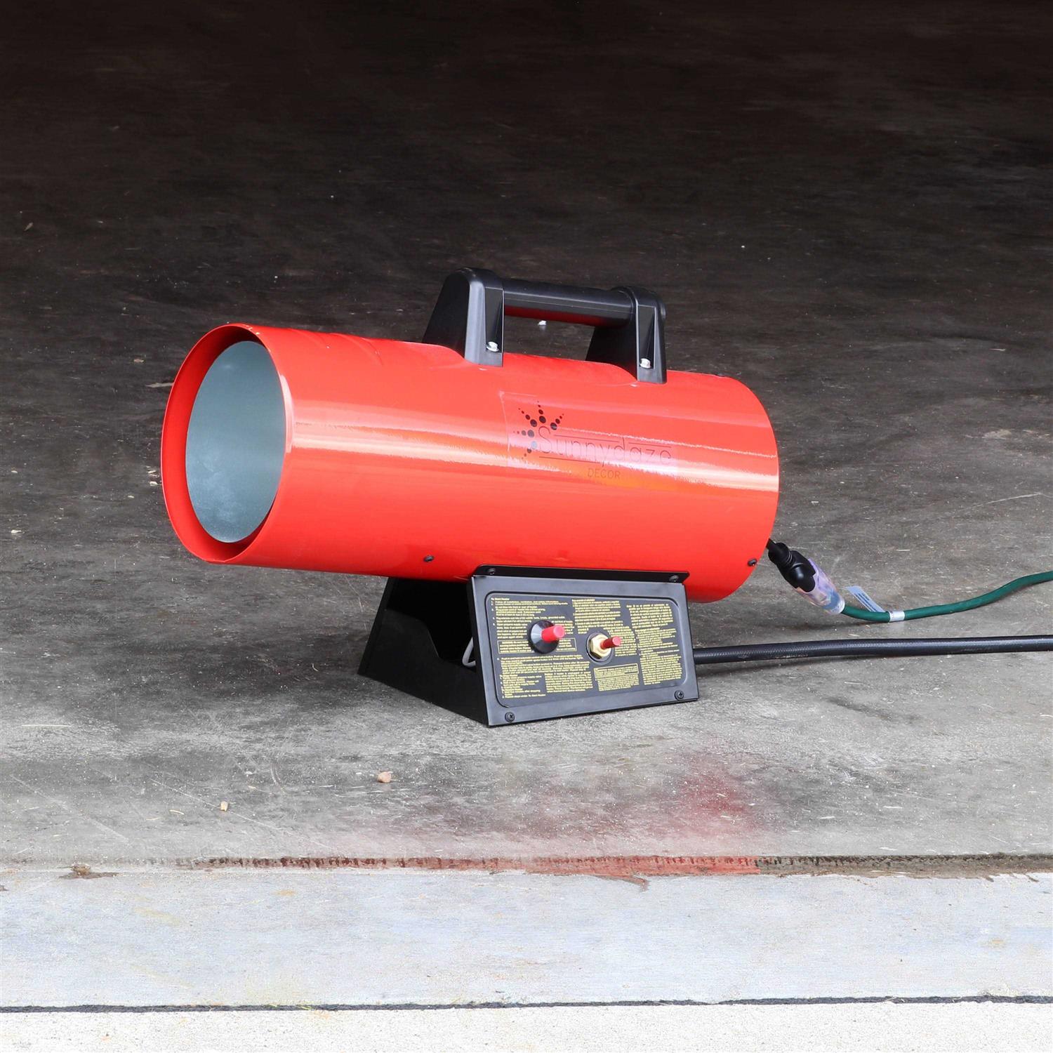 Sunnydaze 40,000 BTU Forced Air Propane Heater - Image 2