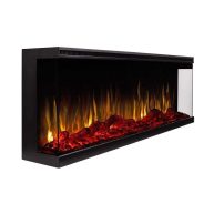 Sideline Infinity 3 Sided 60 WiFi Enabled Recessed Touchstone Electric Fireplace 80046