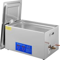 VEVOR 30L Industrial Ultrasonic Cleaner with Digital Timer&Heater 40kHz Professional Large Ultrasonic Cleaner Total 1200W for Wrench Tools