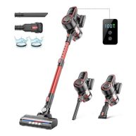 WLUPEL Cordless Vacuum Cleaner Stick Vacuum Cleaner with 30KPA Powerful Suction