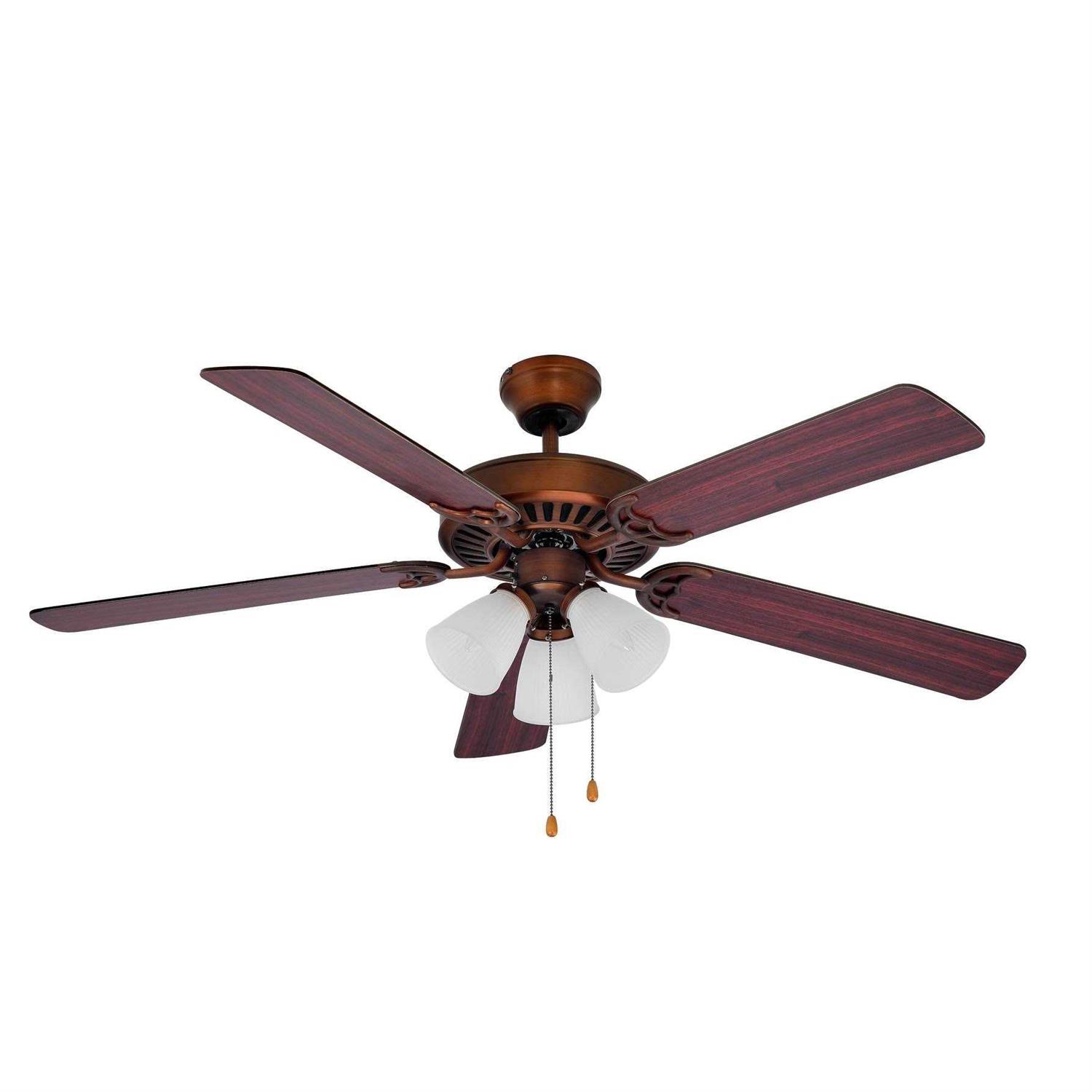 Trans Globe F-1005 3 Light Ceiling Fan