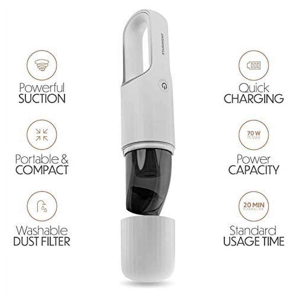 Starument Portable Hand Vacuum Cleaner Handheld Cordless Cleaner for Dust Pet Hair Dirt Home - Image 3
