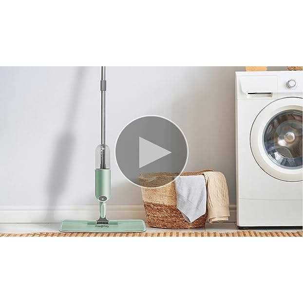 True & Tidy Spray-250A Multi-Surface Spray Mop with Refillable Water Bottle, Use Any Cleaning Solution Easy to Fill and Refill with Machine Washable - Image 2