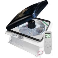 RVLOVENT RV Roof Vent Fan 12V Auto Remote Control 14&” inch 10 Speed