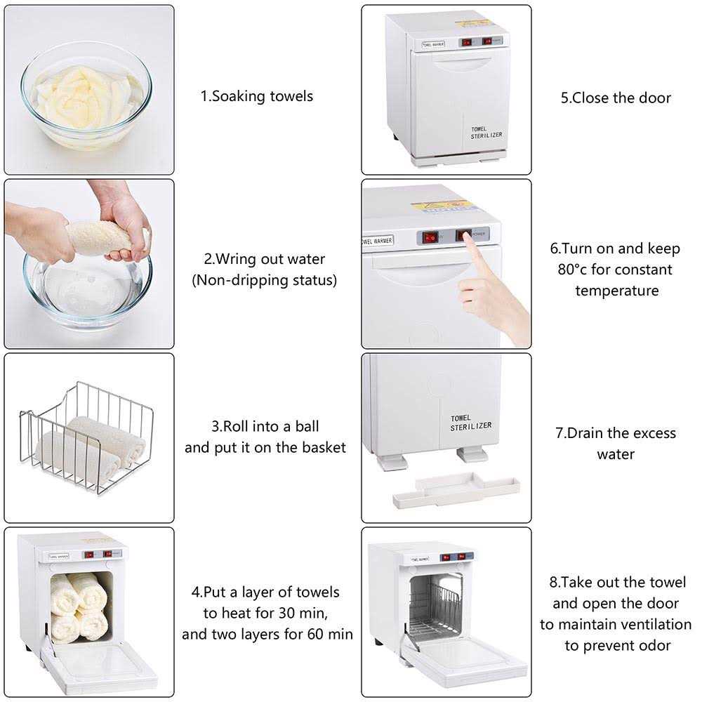 TheLAShop 5L 2in1 UV Heated Towel Warmer Cabinet Spa Sterilizer - Image 2