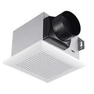 Tech Drive Very-quiet 80 cfm, 1.5 Sone No Attic access Needed Installation Bathroom Ventilation and Exhaust Fan