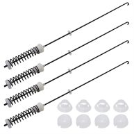 Upgraded W10780045 Washer suspension rods Kit 4 Pcs Washer Parts for Whirlpool Kenmore Amana Models wtw4800bq1 suspension rods