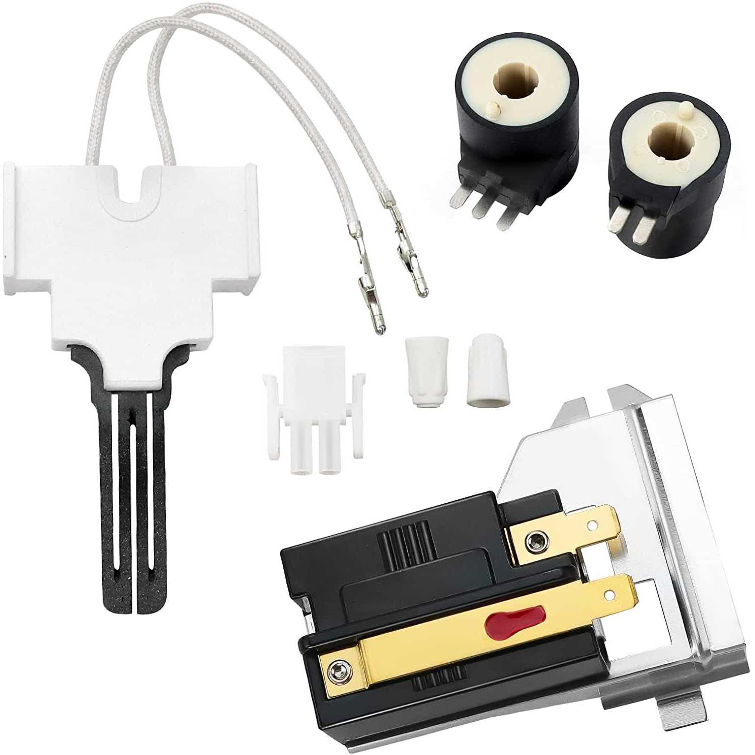 TEKPRO GAS DRYER REPAIR KIT INCLUDES 279311 IGNITOR, 279834 GAS COILS, AND 338906 FLAME SENSOR