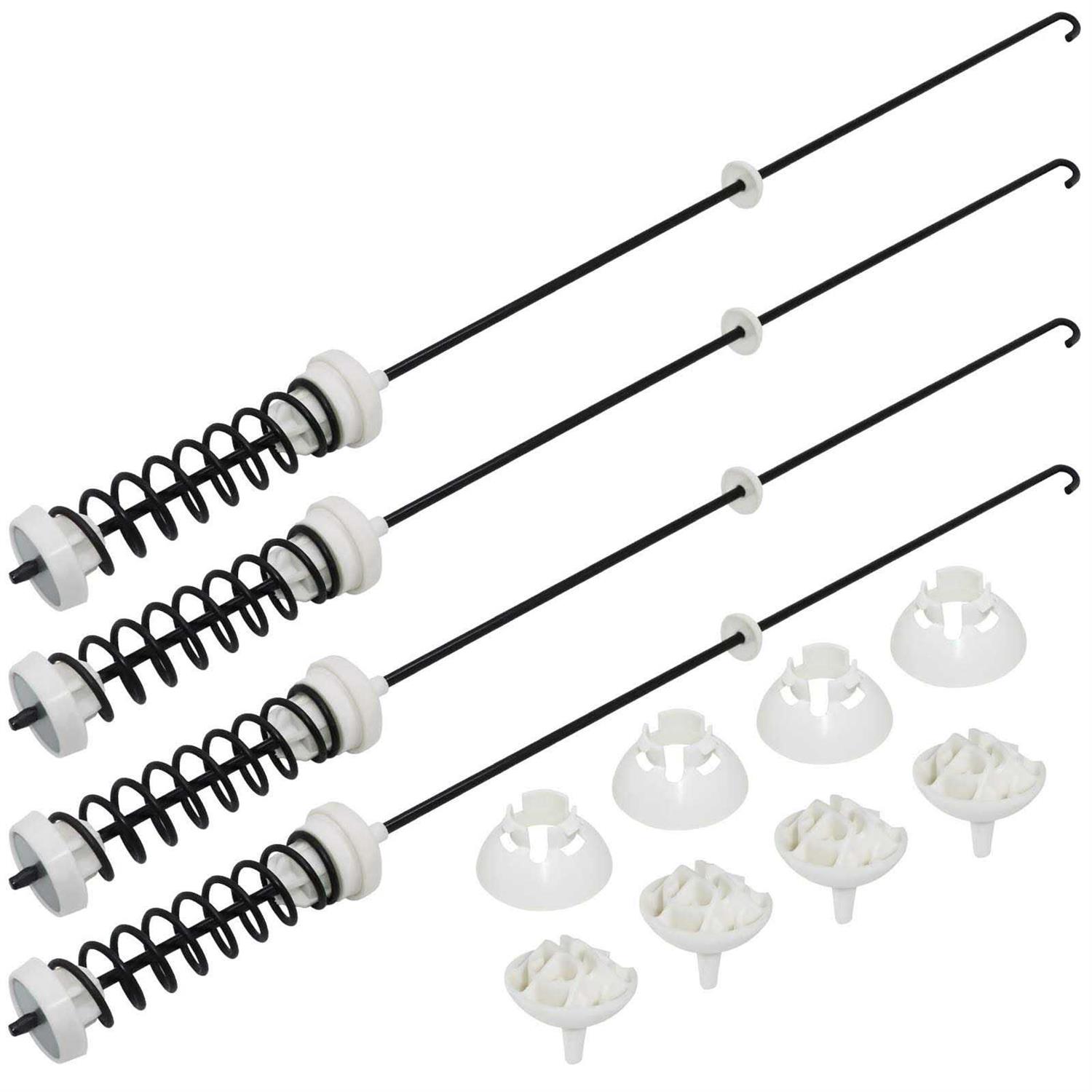 Updated W10780048 Washer Suspension Rod Kit by Beaquicy Replacement for Whirlpool Ken-more Admiral May-tag Washing Machine