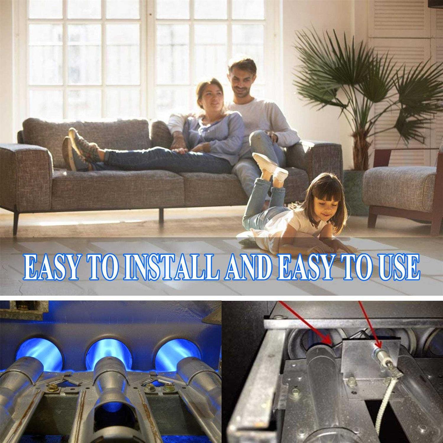 TOMOON 62-23543-01 Furnace Flame Sensor Rheem - Image 4