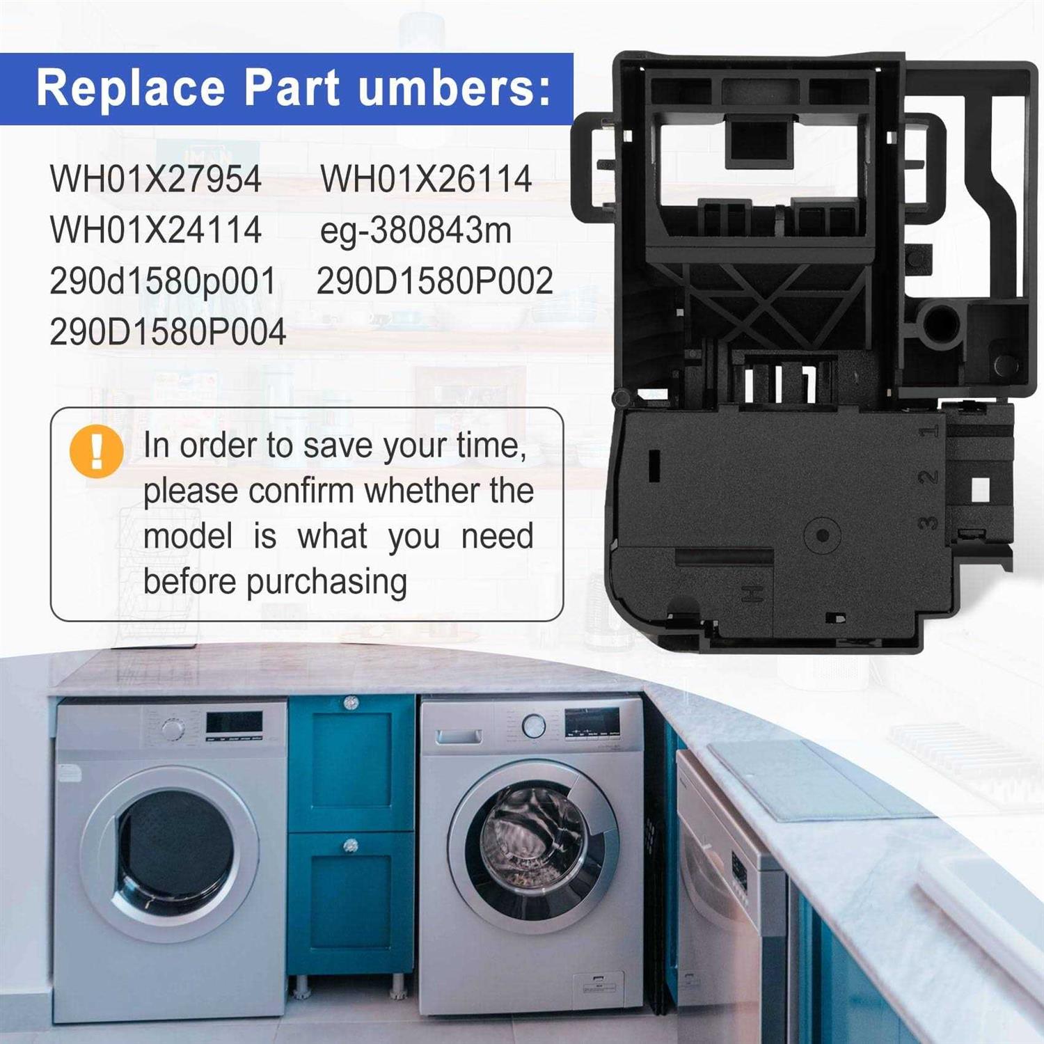 WH01X27954 Washer Lid Lock Switch Replaces WH01X24114 WH01X26114 EG-380843 M - Image 3