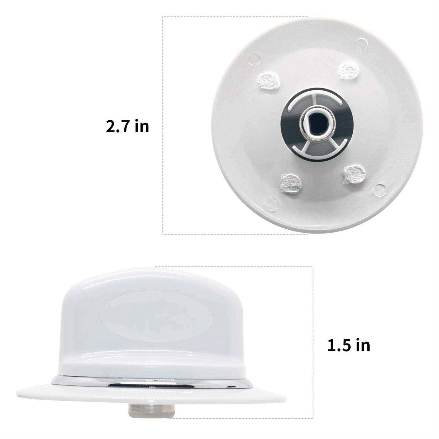 Unbreakable WE1M654 Dryer Timer Knob with Reinforced Metal Ring Replacement Part by Sikawai for G-E Hot-point - Image 3