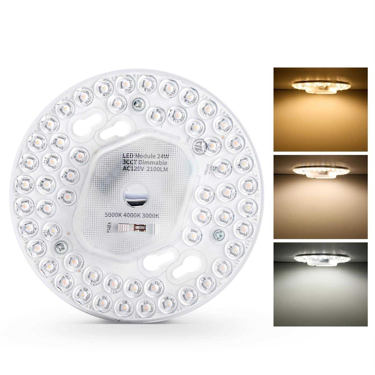 Tomosu Ceiling Fan Replacement Dimmable 3CCT 3000K/4000K/5000K