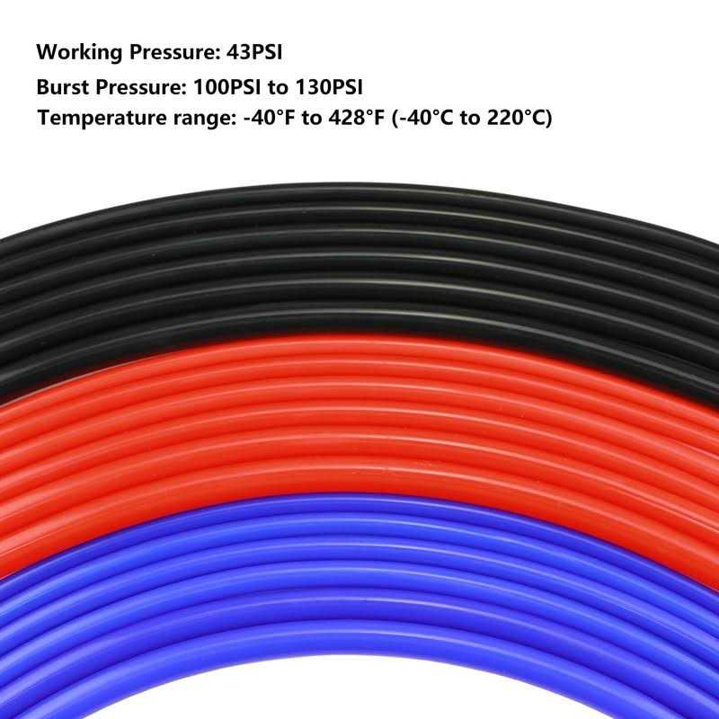 Ucreative 1/8 5/32 3/16 1/4 5/16 3/8 High Performance Automotive Silicone Vacuum Tubing Hose line Kit 6pcs 5ft - Image 5