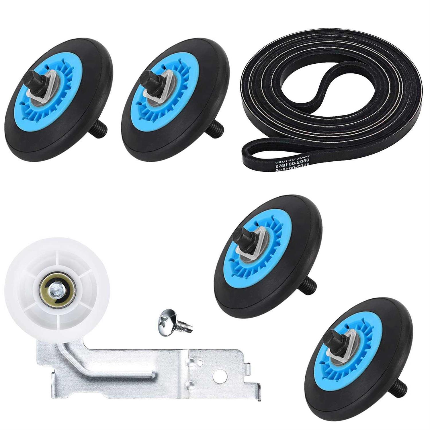 Samsung Dryer Repair Kit fit for DV50K86EV/A3 DV40J3000EW/A2 DV42H5000EW/A3 Includes DC97-16782A Dryer Roller