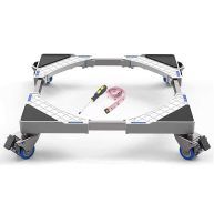 Washing Machine Stand Kalimdor Multi-functional Movable Adjustable Base Mobile Roller with 4×2 Locking Rubber Swivel Wheels for Washing Machine