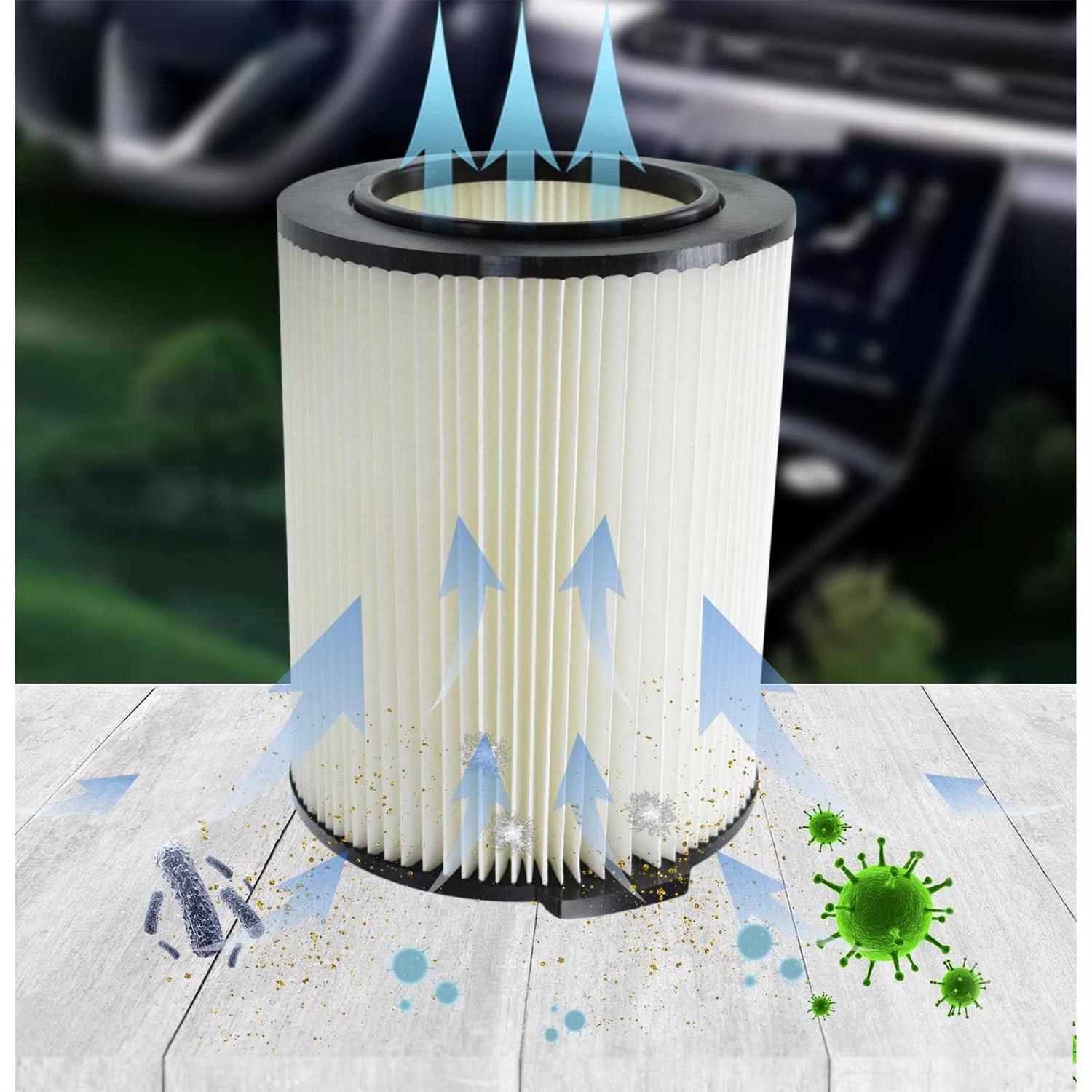 VF4000 Replacement Filter for Ridgid 72947 Wet Dry Vac 5 to 20-Gallon 6-9 Gal Husky Craftsman 17816 Vacuum Compatible WD5500 WD0671 WD1270 RV2400A - Image 4