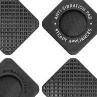 Sandflow Anti Vibration Pads for Washing Machine 4pc Prevent Your Washer and Dryer From Walking and Reduce Noise