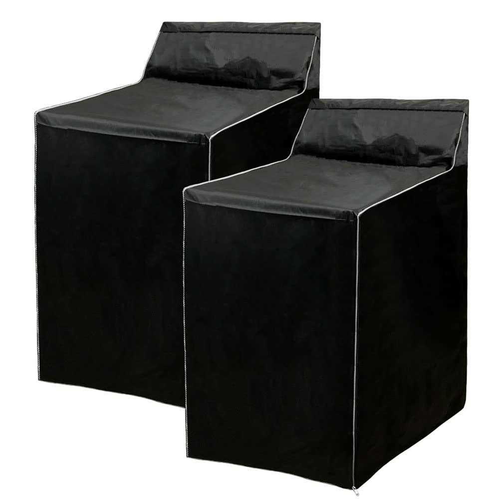 Washer and Dryer Covers, Portable Washer Cover with Zipper Design Dustproof Waterproof Laundry Covers for Washer and Dryer
