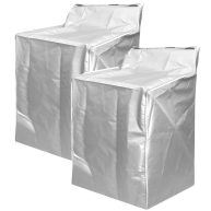 Washer and Dryer Covers, Portable Washer Cover with Zipper Design Dustproof Waterproof Laundry Covers for Washer and Dryer
