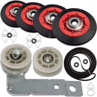 W10837240 4392067 Dryer repair kit 3387610 Dryer Belt 279640 Idler Pulley Bearing kit Parts for Whirlpool Duet WED9200SQ0 WED9200SQ1 WED9150WW1
