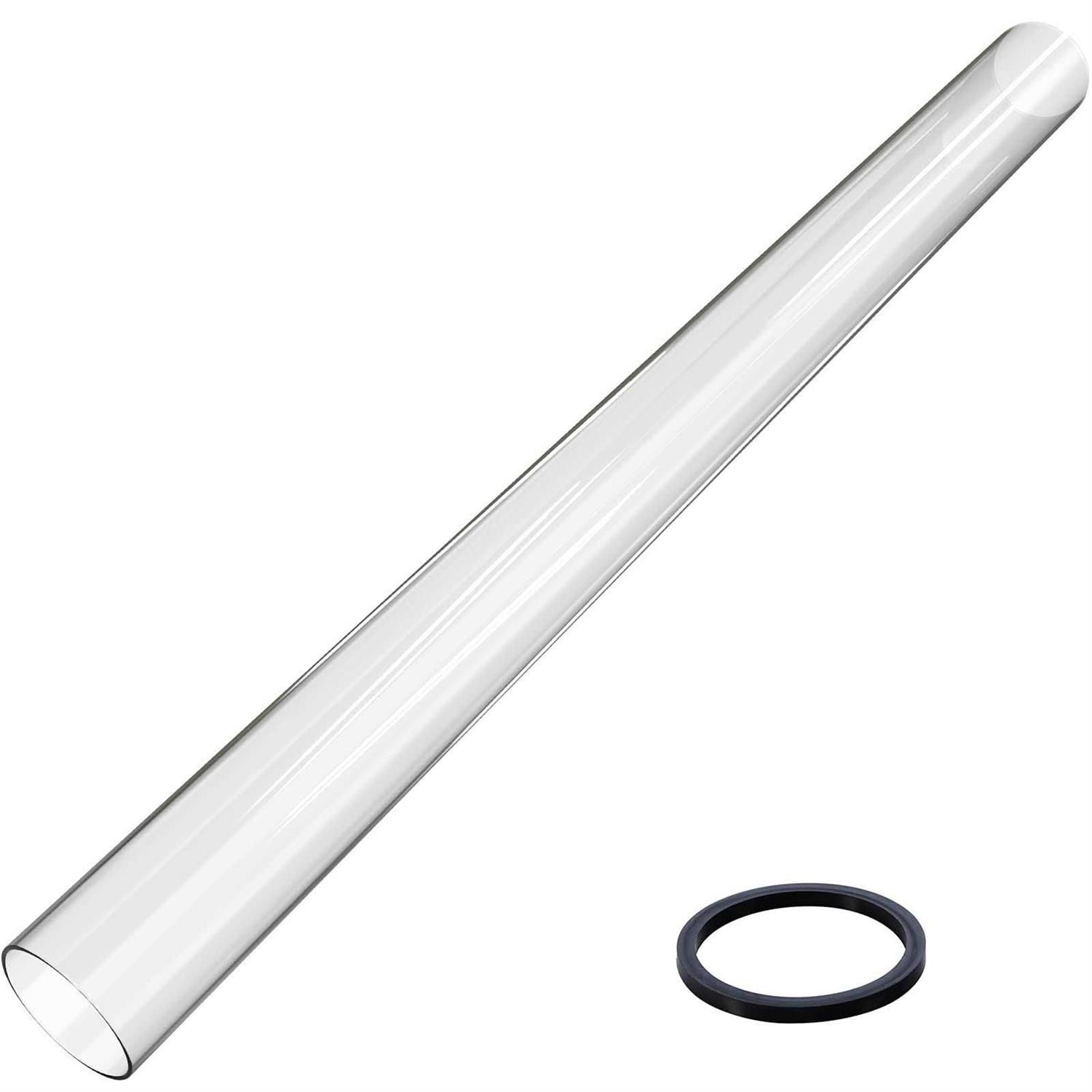SUMNEW Patio Heater Glass Tube Replacement 49.5 x 4 Patio Heater Replacement Parts with Ring
