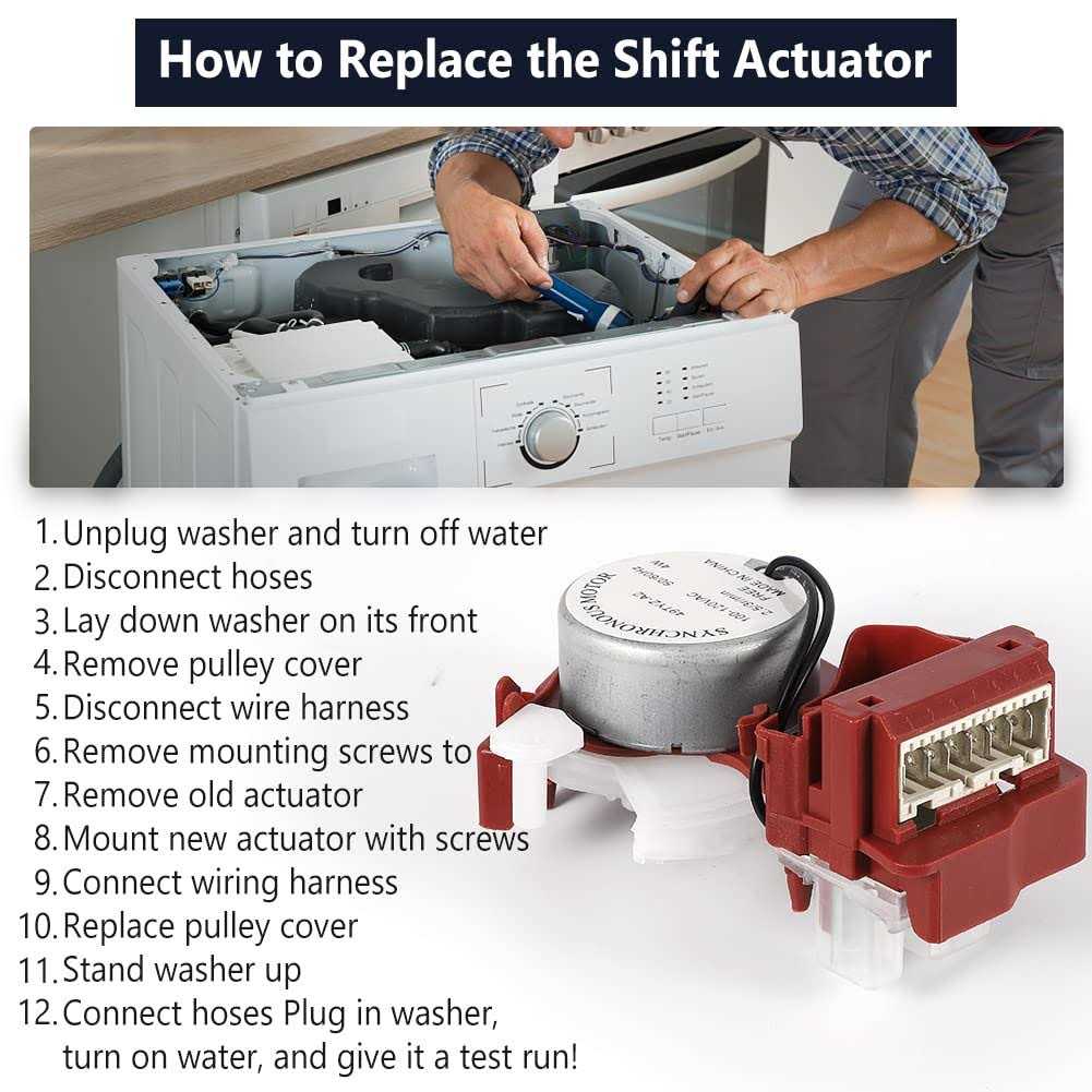 W10006355 Washer Shift Actuator Compatible for Whirlpool Kenmore Washing Machine Replaces Washing Machine Replaces AP6014711 - Image 2