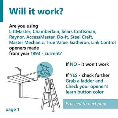Solidremote 2 Replacement For Sears Craftsman Liftmaster Chamberlain 371lm 971lm 81lm 891lm 893max Garage Door Opener Remote - Image 2