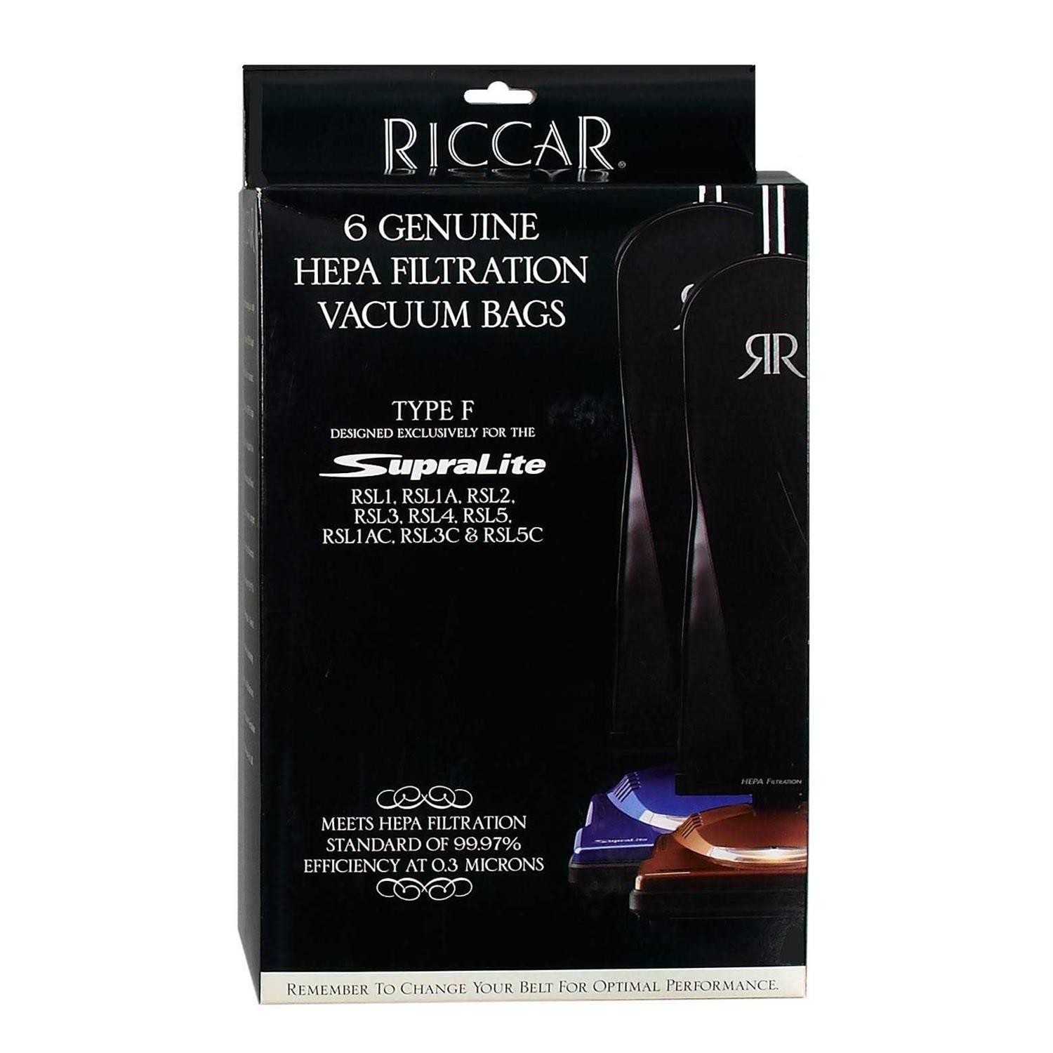 Riccar Supralite R10 HEPA Bags