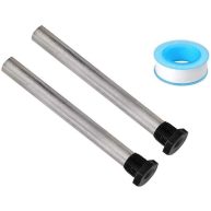 RV Water Heater Magnesium Anode Rod for Heaters 2 Pack 1/2Inch NPT RV Hot Water Tank Anode Rod for RV Heater
