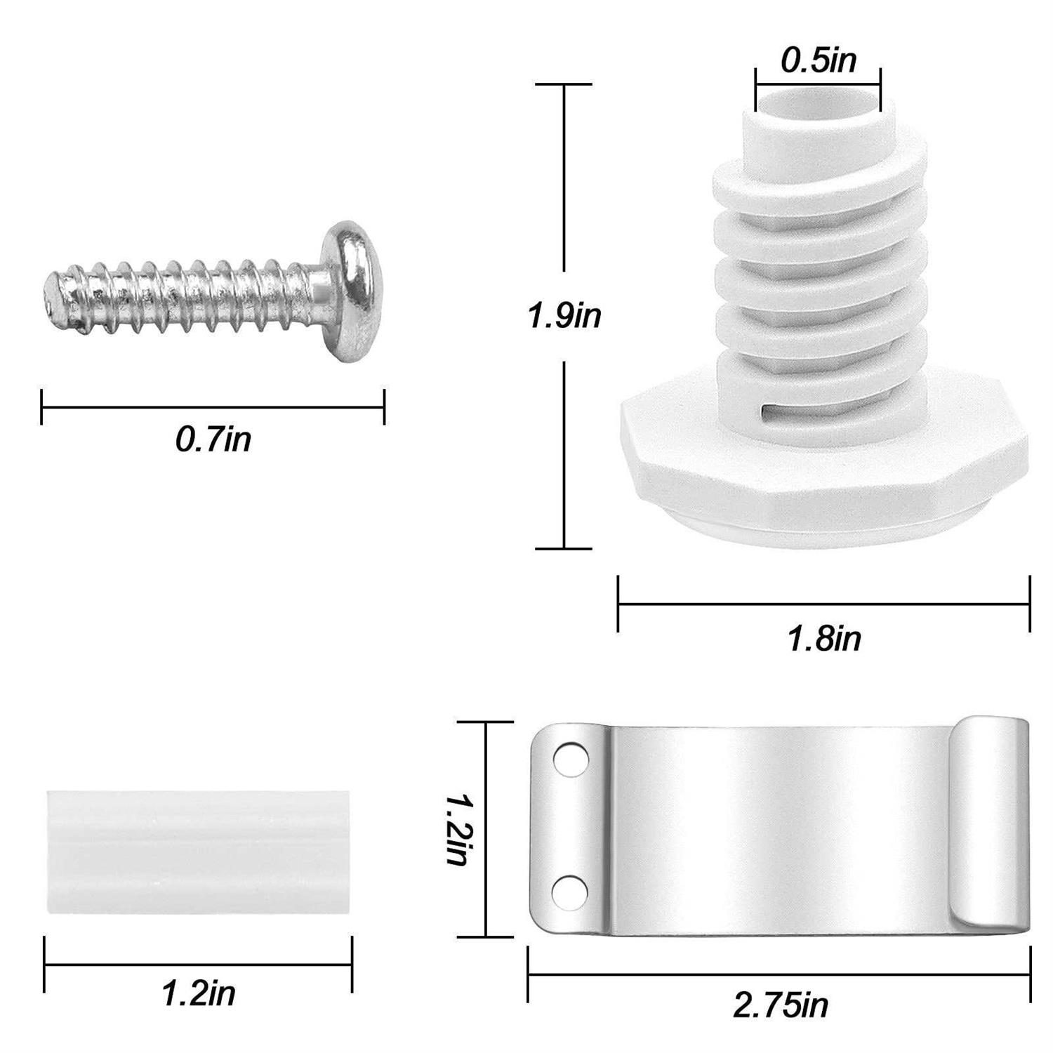W10869845 Stack Kit for Whirlpool Standard and Long Vent Dryer-Replaces W10298318 - Image 2