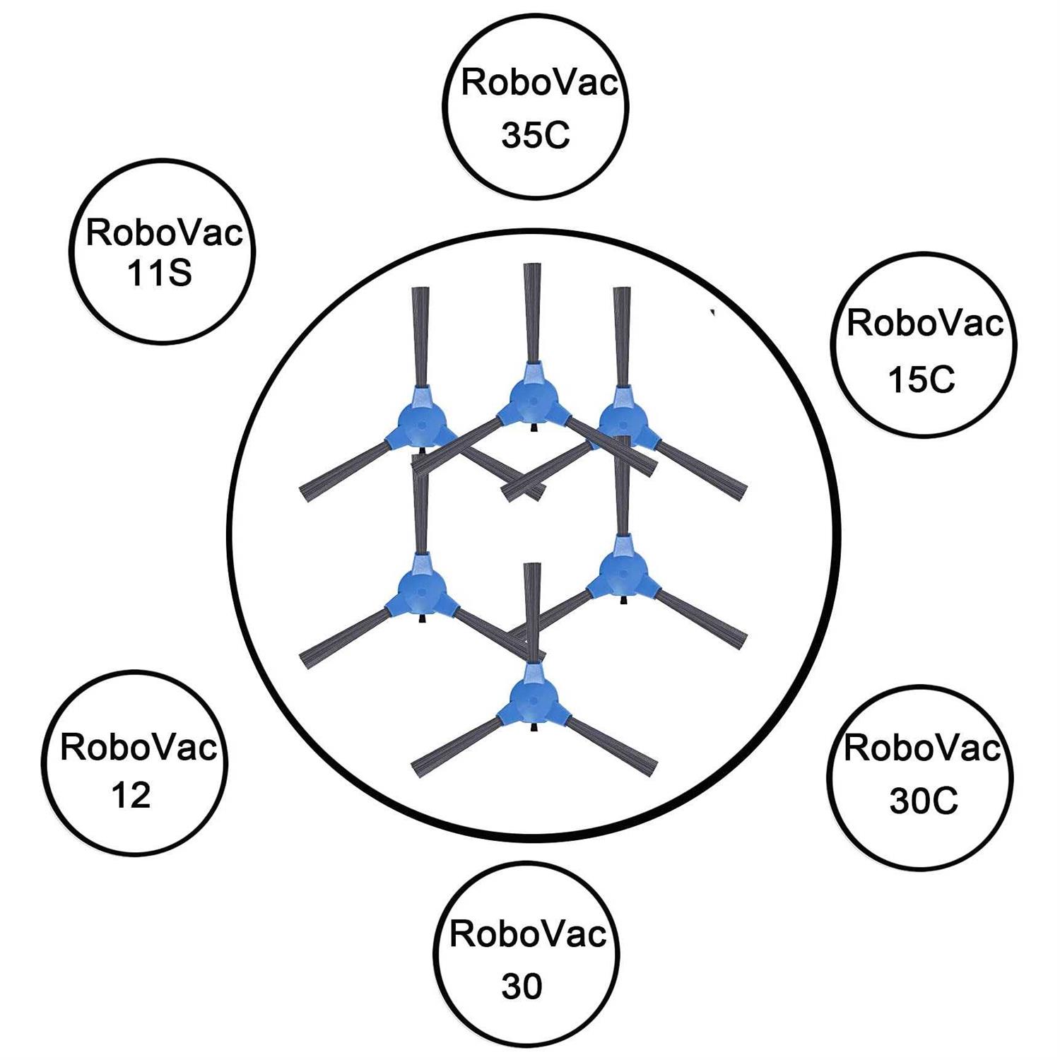 Side Brush Replacement For Eufy Robovac 11s Robovac 12,Robovac 15c - Image 4