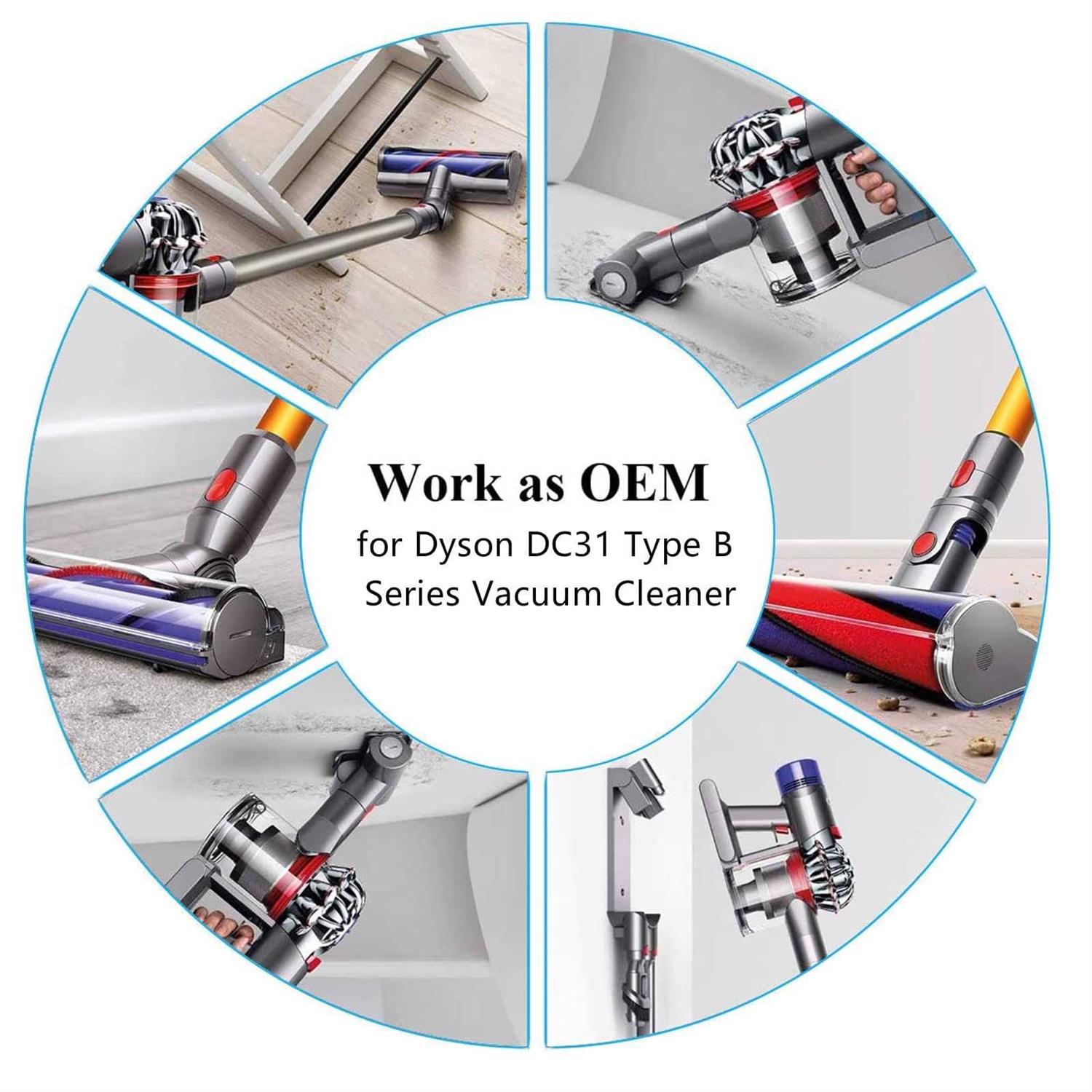 Upgraded 6.0Ah 22.2V DC35 Replacement Battery for Dyson Type B DC31 DC34 DC35 DC44 DC45 DC56 DC57 917083-01 Handheld Vacuum Cleaner - Image 5