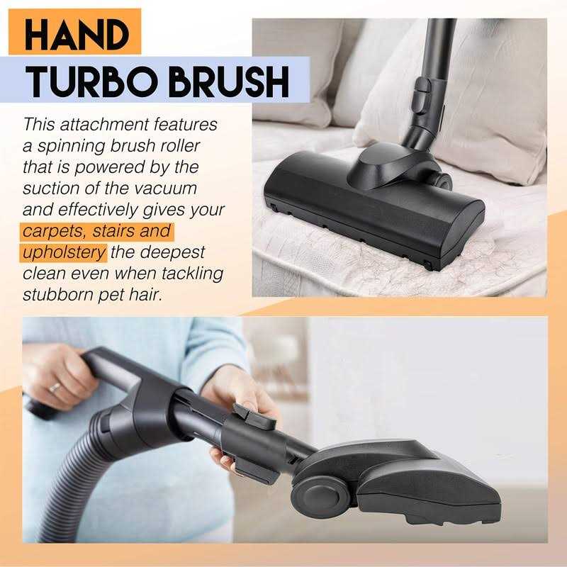 Splinova Miele Turbo Head Cleaner, Hand Attachment and Floor Tool Accessory - Image 5